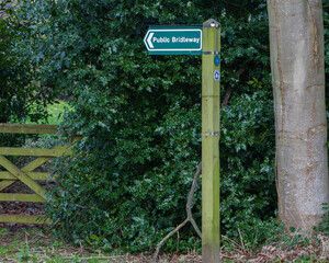 Finding a bridleway sign is not only good news for horse riders but also walkers because it means the path will be wide and have no awkward stiles to clamber over