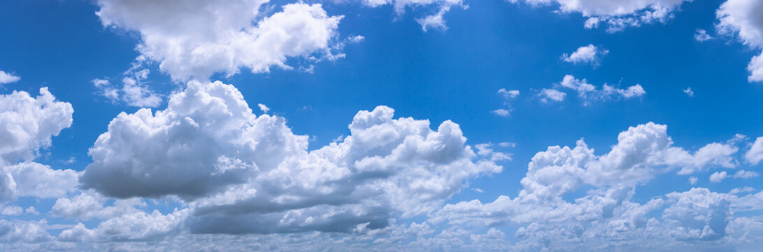 panorama sky and cloud beautiful background