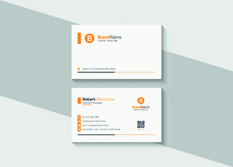 Modern corporate business card template