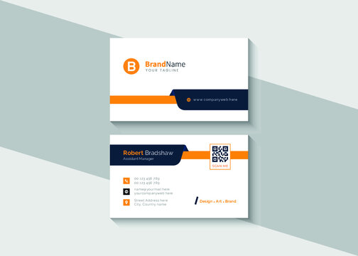 Modern corporate business card template