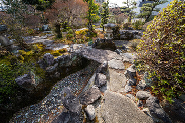 中山道太田宿本陣の日本庭園