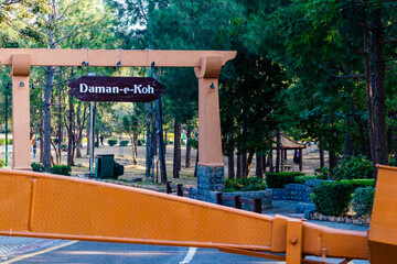 Daman e Koh gate at Islamabad 