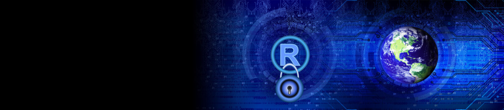 abstract technology background with binary code and cogs gear.