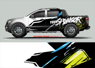 race car Livery for vehicle wrap design vector 
