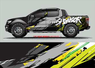 race car Livery for vehicle wrap design vector 
