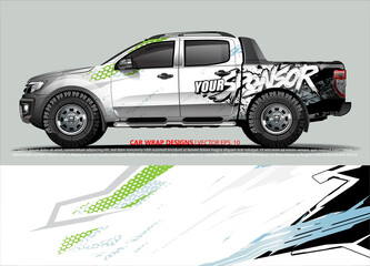 race car Livery for vehicle wrap design vector 
