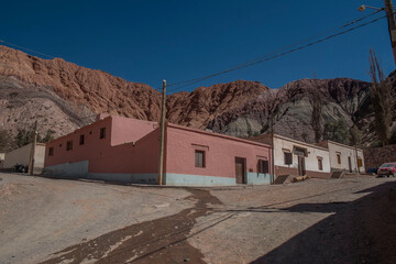 Fototapeta na wymiar Casa nel Deserto di Salta-Argentina