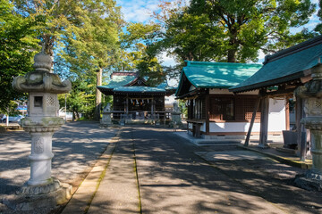 Obraz premium 静岡県沼津市 八幡神社（香貫公園）