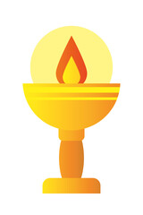 holy cup with candle
