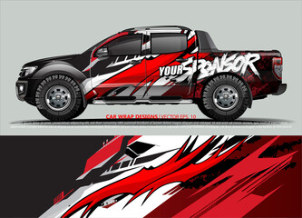 race car Livery for vehicle wrap design vector 
