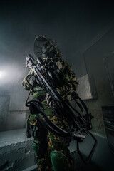 Fighter with a crossbow. Apocalypse