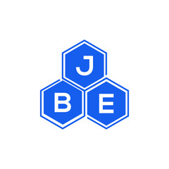 JBE letter logo design on White background. JBE creative initials letter logo concept. JBE letter design. 
