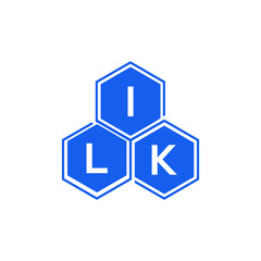 ILK letter logo design on White background. ILK creative initials letter logo concept. ILK letter design. 
