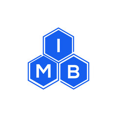 IMB letter logo design on White background. IMB creative initials letter logo concept. IMB letter design. 
