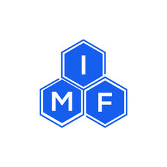 IMF letter logo design on White background. IMF creative initials letter logo concept. IMF letter design. 

