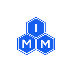 IMM letter logo design on White background. IMM creative initials letter logo concept. IMM letter design. 

