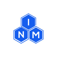 INM letter logo design on White background. INM creative initials letter logo concept. INM letter design. 
