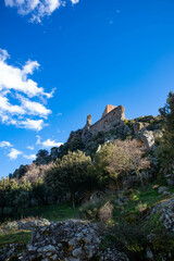 Fototapeta na wymiar Castello di Burgos, provincia di Sassari, Sardegna