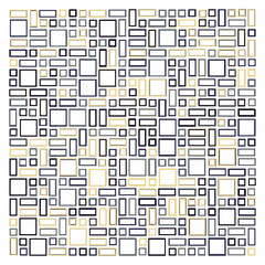 Offset Quads generative art background art illustration