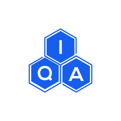 IQA letter logo design on White background. IQA creative initials letter logo concept. IQA letter design. 
