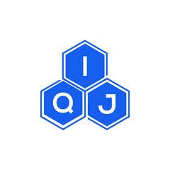 IQJ letter logo design on White background. IQJ creative initials letter logo concept. IQJ letter design. 
