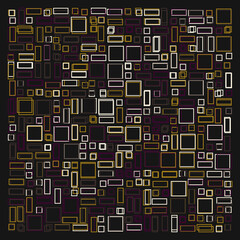 Offset Quads generative art background art illustration