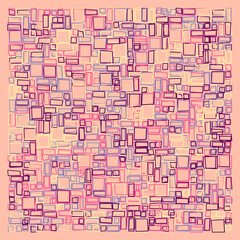 Fototapeta premium Offset Quads generative art background art illustration