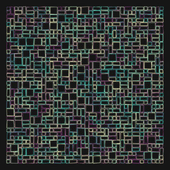 Offset Quads generative art background art illustration