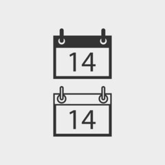 Calendar  vector icon illustration sign