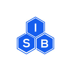 ISB letter logo design on White background. ISB creative initials letter logo concept. ISB letter design. 
