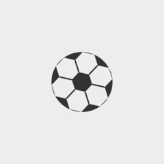 Fototapeta na wymiar Football vector icon illustration sign
