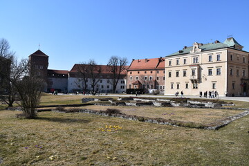 Fototapeta na wymiar Wawel Royal Castle, Krakow, Poland