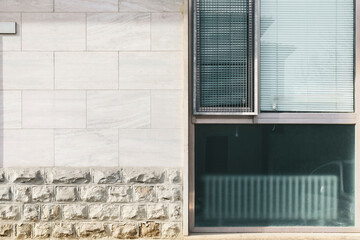 Window of building, vintage architecture