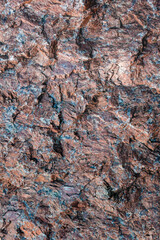 Red rock texture. Rock surface