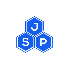 JSP letter logo design on White background. JSP creative initials letter logo concept. JSP letter design. 
