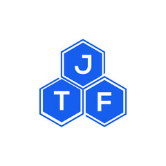 JTF letter logo design on White background. JTF creative initials letter logo concept. JTF letter design. 
