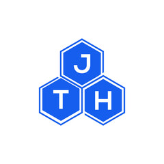 JTH letter logo design on White background. JTH creative initials letter logo concept. JTH letter design. 
