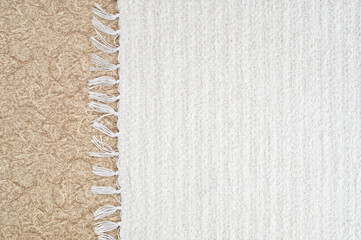 White carpet on the floor