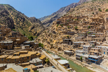 Palangan village in Kurdistan region, Iran