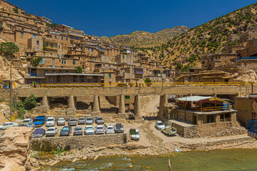 PALANGAN, IRAN - JULY 12, 2019: Palangan village in Kurdistan region, Iran