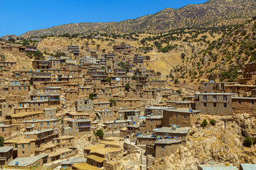 Palangan stepped village in Kurdistan region, Iran