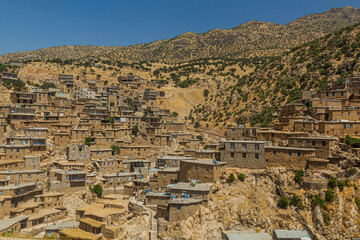 Palangan stepped village in Kurdistan region, Iran