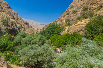 Canyon near Palangan village in Kurdistan region, Iran