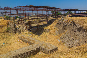 Hegmataneh (Ecbatana) ruins in Hamadan, Iran