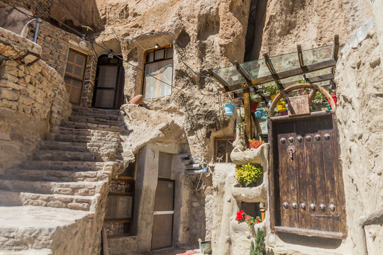 Cave dwellings in Kandovan village, Iran