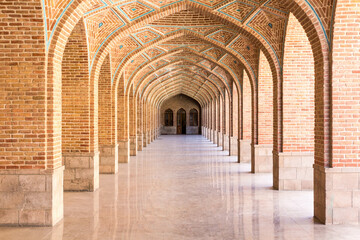Archway of the Blue mosque in Tabriz, Iran