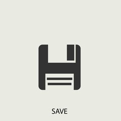 Save vector icon illustration sign