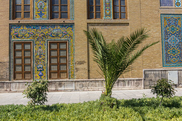 Fototapeta na wymiar Detail of Golestan Palace in Tehran, capital of Iran.