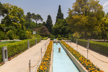View of Eram garden in Shiraz, Iran