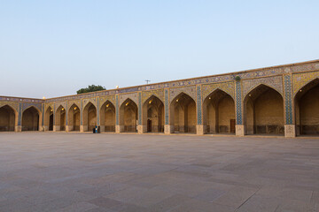Courtyard of Vakil mosque in Shiraz, Iran.